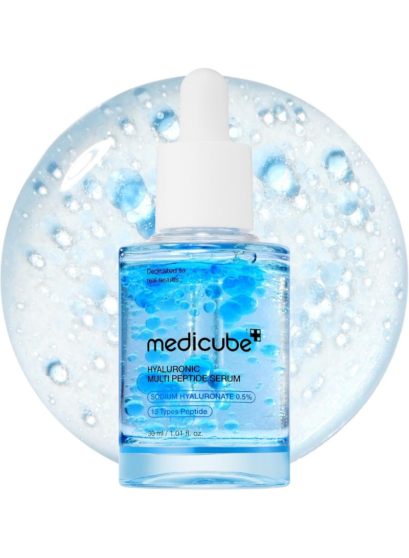 Medicube Hyaluronic Multi Peptide PDRN Serum for Glowing and Soothing | Lightweight Water Plumping Radiant Facial Serum for All Skin Type, Hydrating Moisturizer, Korean Skincare - Image 1